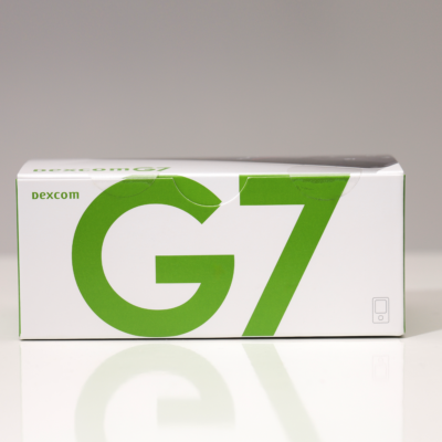 Коробка приймача Dexcom G7 крупним планом