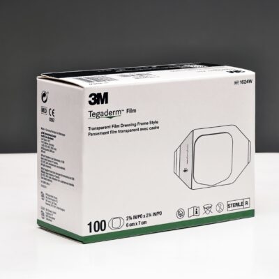 Прозрачная пленочная повязка рамочного типа 3M™ Tegaderm™ 1624W, 6 x 7 см