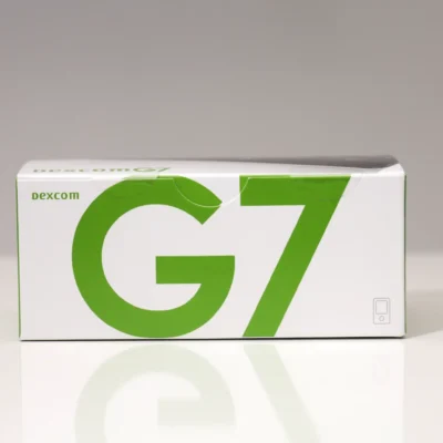 Коробка приймача Dexcom G7 крупним планом